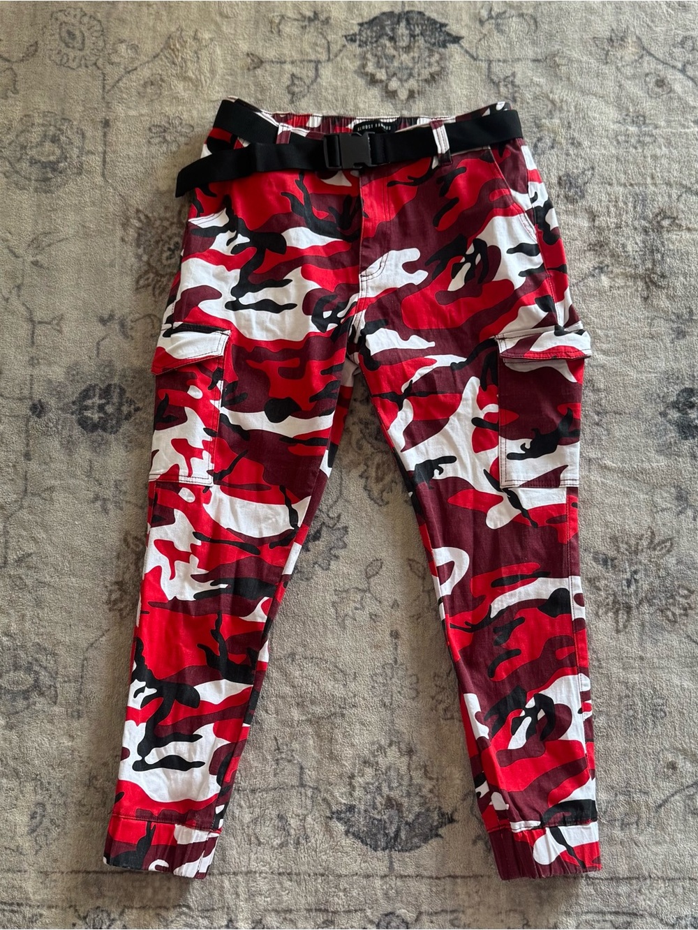 Red Camo Cargo Pants